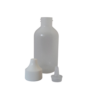 2oz Natural LDPE Dropper Bottle Kit for Modern Alchemy Hydrogen Peroxide