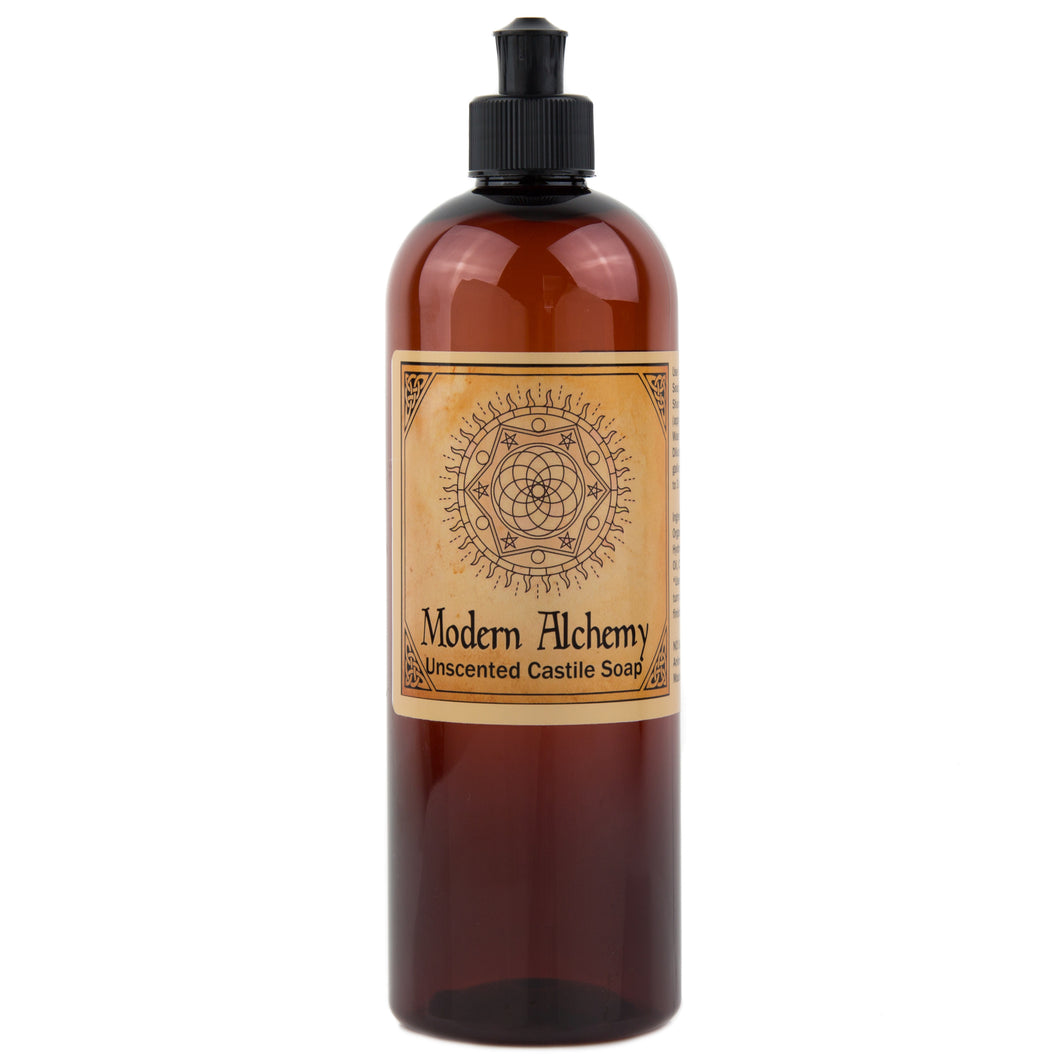 Unscented Liquid Castile Soap by Modern Alchemy